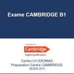exame cambridge b1